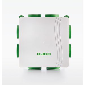 Woonhuisventilator DucoBox Silent RF gelijkstroom ventilator 230V Perilex stekker