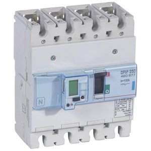 Vermogensschakelaar 250-e + mt 4-polig 100A 70kA DPX3