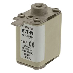 Zekering hoge snelheid 160A AC 690V 200kA 00 30x62x6 VVE=5