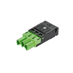 Kabelsteker GST18I3 male groen veerklem VVE=50