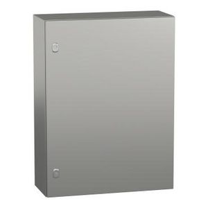 Kast Volle deur 800x600x250mm RVS 316L Scotch Br Spacial S3X