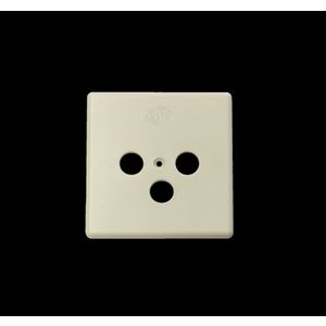 Afdekplaat 3-gats tbv. GUT elektrowit RAL1013 VVE=10