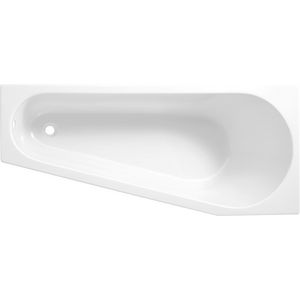 Ligbad Avellino 160x70cm wit rugdeel RE excl. poten