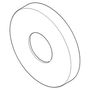 Rozet 70x10mm Platina gebors.