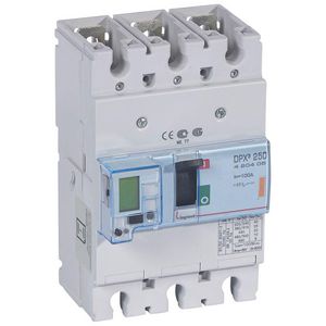 Vermogensschakelaar 250 ELE + PM 100A 3-polig 25kA DPX3