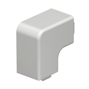 Deksel platte hoek 25x25mm polyvinylchlorid lichtgrijs VVE=4