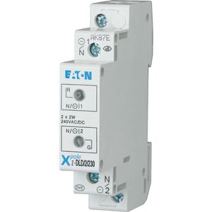 Modulaire LED-indicator, 230V, AC/DC, wit/wit Eaton