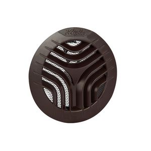 Ventilatierooster+klemmen Ø125mm bruin