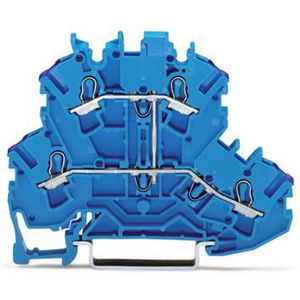 2-etageklem 4-draads rijgklem N blauw 2002-2209 VVE=50