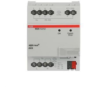 Weercentrale voor het registreren KNX DIN-rail (WZ/S 1.3.1.2)