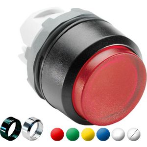 Verlichte drukknop wit