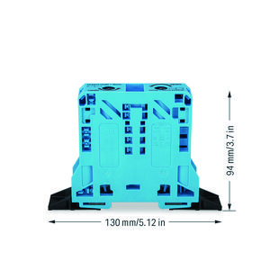 2-draads rijgklem 50mm² markeringsh. zijkant 285-144 VVE=5