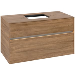 Wastafelonderkast Collaro 1000x548x500mm Oak.Kans C125B0RH