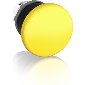 Paddestoel terugverend 40mm geel