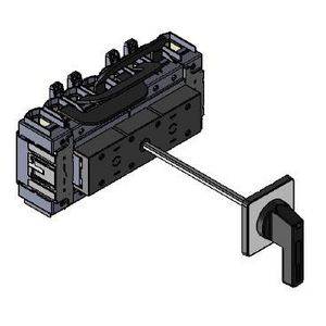 Omkeerschakelaar 180A 4-polig DIN-rail montage