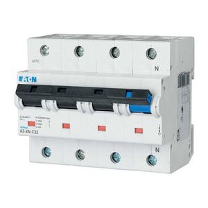 installatieautomaat (MCB) AZ C-karakteristiek 32A 3-polig + Nul 25kA