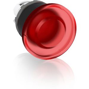 Verlichte paddestoel terugverend 40mm rood