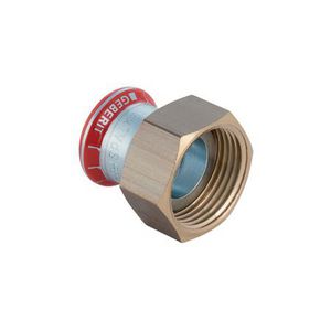 2-del. koppeling vlak MAPRESS C-STAAL 28x wartel 1.1/2"