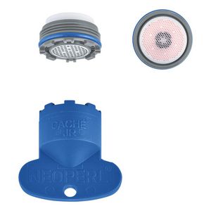 Mousseur verstelbaar M21,5x1 bu. 4,5l/min.