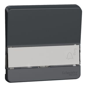 Inzetstuk Enkele wip Labelhouder IP55 Grijs / An Mureva Styl