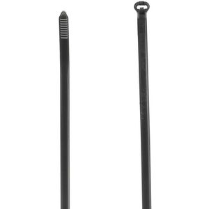 TY-RAP Kabelbinder RVS Lip 360mmX4,8mm UV Zwart VVE=1000