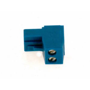 Aansluitconnector 2-polig blauw