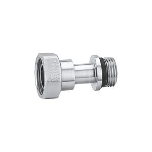 Telescopische koppeling chroom 3/8"bt.x1/2"bn.