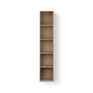 Wooden Cabinet Facet Regal 175x35cm kleur old grey