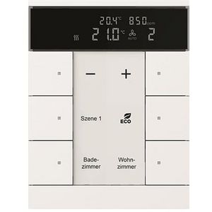 HVAC-CO2 sensor KNX - ClimaEco Mat wit 6f CE (SBC/U6.0.11-884)