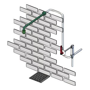 Vorstveilige nooddouche B-safety