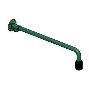 Nooddouche B-safety zonder bediening wandopbouw groen