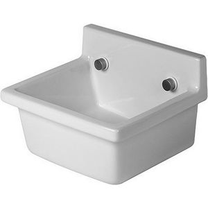 Stark 3 uitstortgootsteen 480x425mm wit/zonder overloop zonder kraanvlak