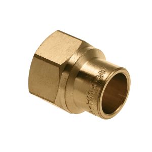 Schroefbus messing soldeer 22x3/4" bn. lang KIWA/Gastec
