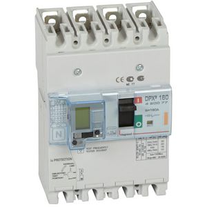 Vermogensschakelaar 160 Thermomagn.+RCD 160A 4P 25kA DPX3