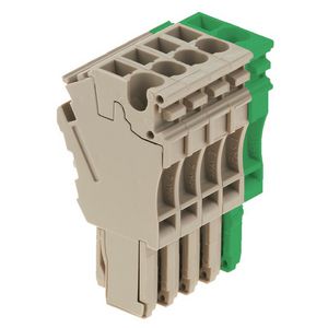 Plug Plug-in groen d.beige 2.5mm² 24 A, 1142560000 VVE=100