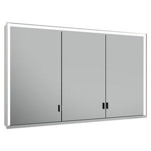 Spiegelk.Lumos wandvb/DALI/l deur 1200x735x165mm zilver/geël