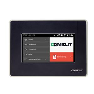 Nevenpaneel LOGIFIRE met touchscreen