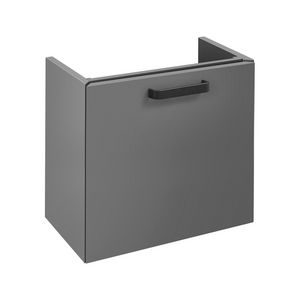 Onderkast DeLuxe (40x50x20cm) met 1 deur links met handgreep - 10 - Black mat gelakt