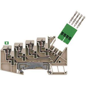 Aardklem PE terminal d.beige 1.5mm² 1698170000 VVE=50