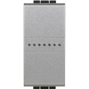 Schakelaar-dimmer WN met nul Tech 1 module Livinglight