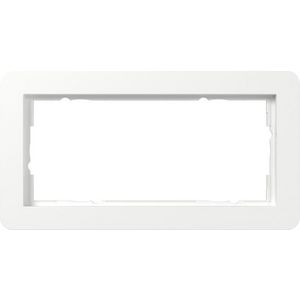 Afdekraam 2-v z/ms Gira E1 zuiver wit