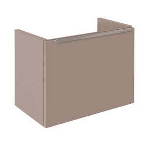 Onderkast (40x30x20cm) met 1 deur rechts met greeplijst - M2 - Black kunststof