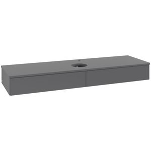Wastafelonderkast Antao 1600x190x500mm Antr. Matt Lacquer K14050GK
