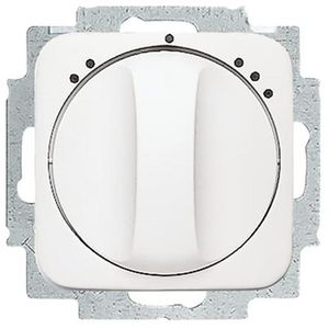 Inbouw ventilatorsch draaibed 1p 10AX 250V AC R-alpinwit (2711 UCDRL-214)