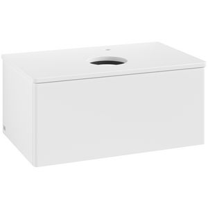 Wastafelonderkast Antao 800x360x500mm White Matt Lacquer K30050MT