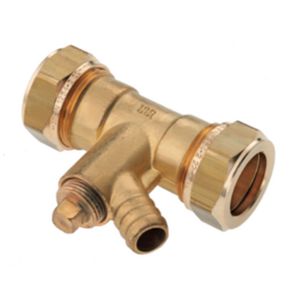 Knelsok met aftap 15x15mm VVE=5