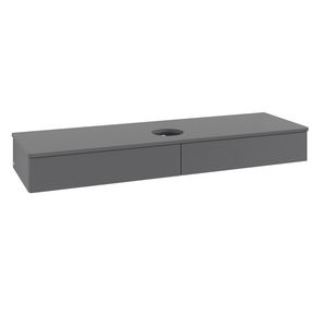 Wastafelonderkast Antao 1600x190x500mm Antr. Matt Lacquer K14110GK