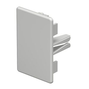 Eindstuk 40x60mm polyvinylchlorid lichtgrijs VVE=10