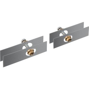 Bevestigingsset v.rail dblzijdig glas Uni. Acc. 42841000