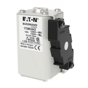 Zekering h. snelheid 125A AC 1250V 100kA compact 1 45 VVE=3